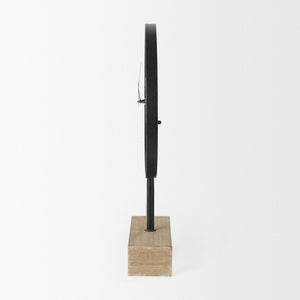 Mercana Oris Open Frame Table Clock – Sculptural Design with Roman Numerals for a Striking Home Accent 68642