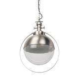 Leighton 15.0L x 15.0W x 20.0H Antique Nickel Pendant Light