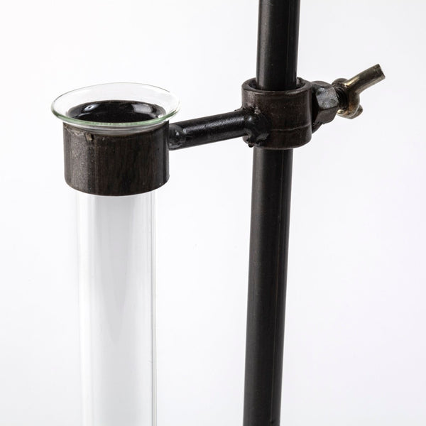 Mercana Jarvis Chemistry-Inspired Metal and Glass Bottles for Modern Decor, Perfect for Floral Arrangements 57878