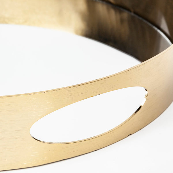 Mercana Serkis 15L x 15W Elegant Round Tray for Stylish Tabletop Display and Organization – Ready to Use! 67242