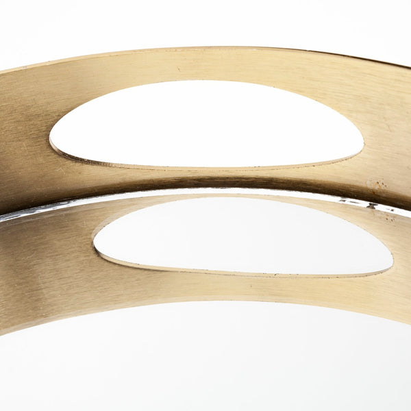 Mercana Serkis 15L x 15W Elegant Round Tray for Stylish Tabletop Display and Organization – Ready to Use! 67242