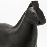 Mercana Sphynx II 7L x 2W Black Cast Aluminum Horse Shaped Object 68408