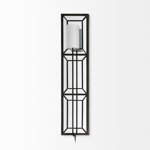 Mercana Noah 12.2x55 Elegant Rectangular Wall Sconce for Modern Industrial Spaces – Warm Ambient Lighting 68423-AB