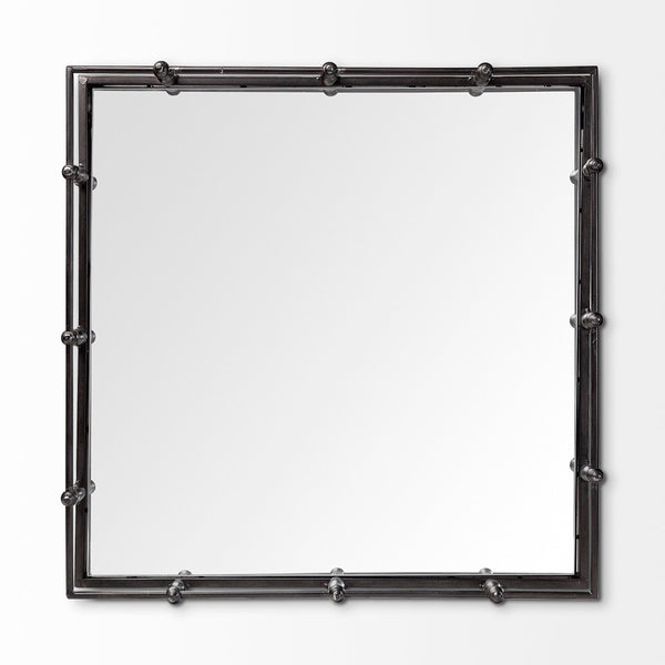 Mercana Christa Square Tray - Luxe 22x22 Tabletop Decor for Glamorous Interiors, Perfect for Organizing & Displaying 57238