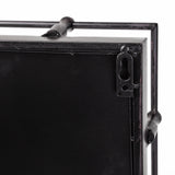 Mercana Christa 22L x 22W Black Metal Mirrored Base Square Tray 57238