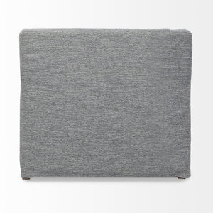 Mercana Denly Plush Slipcover Armchair in Flint Gray - Timeless Comfort for Modern Living Spaces Castlerock Gray Fabric 68725