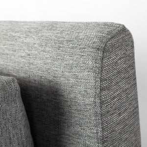 Mercana Denly Plush Slipcover Armchair in Flint Gray - Timeless Comfort for Modern Living Spaces Castlerock Gray Fabric 68725