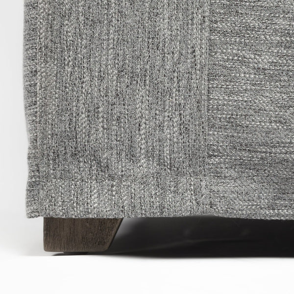 Mercana Denly Plush Slipcover Armchair in Flint Gray - Timeless Comfort for Modern Living Spaces Castlerock Gray Fabric 68725