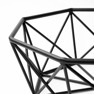 Mercana Davy Modern Hexagonal Bowl - Industrial-Inspired Decor Accent for Display or Organization Needs 68799