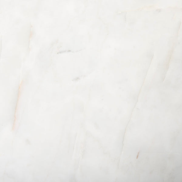 Mercana Nathan Elegant Square Coffee Table with Luxe Marble Top and Minimalist Iron Base for Modern Spaces 68842-AB