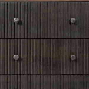 Mercana Grace Two-Tone Sideboard - Solid Mango Wood, 6 Drawer Storage, Contemporary Design for Modern Spaces 68846