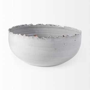 Mercana Larsen Large Decorative Bowl - Sculptural Elegance for Modern Interiors, Perfect Centerpiece Accent 68909