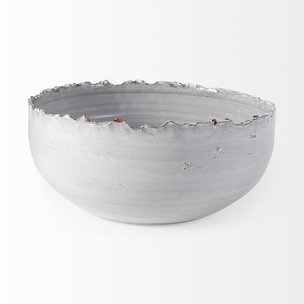 Mercana Larsen Large Decorative Bowl - Sculptural Elegance for Modern Interiors, Perfect Centerpiece Accent 68909