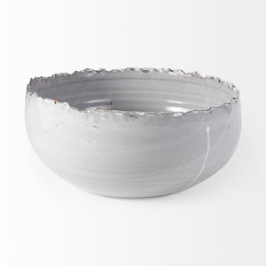 Mercana Larsen Large Decorative Bowl - Sculptural Elegance for Modern Interiors, Perfect Centerpiece Accent 68909