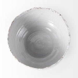 Mercana Larsen Large Decorative Bowl - Sculptural Elegance for Modern Interiors, Perfect Centerpiece Accent 68909