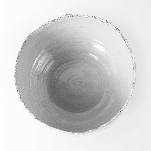 Mercana Larsen Large Decorative Bowl - Sculptural Elegance for Modern Interiors, Perfect Centerpiece Accent 68909
