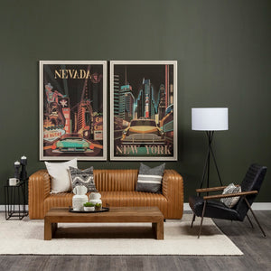 Mercana Arya Modern Industrial Accent Tables Set of 2 – Sleek Rectangular Design for Urban Living Spaces 68941