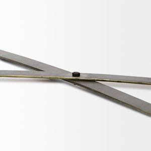 Mercana Excelsior Storage Cabinet: Art Deco Glamour with Solid Mango Wood and Chic Iron Base for Modern Homes 68476