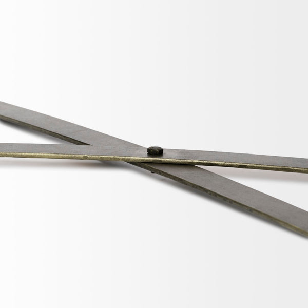 Mercana Excelsior Storage Cabinet: Art Deco Glamour with Solid Mango Wood and Chic Iron Base for Modern Homes 68476