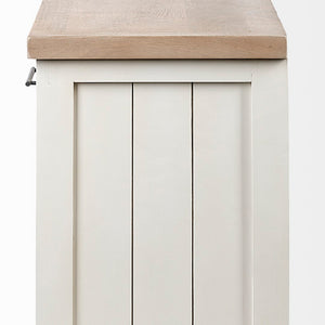 Mercana Fairview Solid Wood Sideboard with Four Cabinets - Farmhouse Style for Timeless Storage and Charm 68480