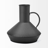 Mercana Emily I 8L x 8W Black Metal Decorative Jug 68537