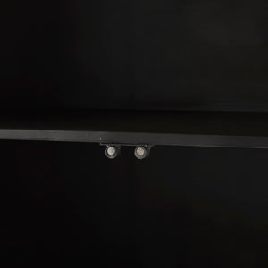 Mercana Poppy II Display Cabinet - Elegant Glass Door Showcase for Modern and Industrial Home Décor Styles 50361