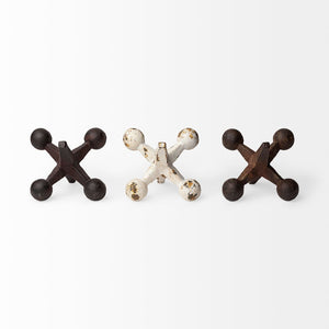 Mercana Jax Rustic Metal Jacks with Distressed Finishes for Modern Farmhouse and Industrial Décor Style 57164