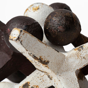 Mercana Jax Rustic Metal Jacks with Distressed Finishes for Modern Farmhouse and Industrial Décor Style 57164