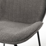 Mercana Inala Grey Seat Metal Frame Dining Chair  69305