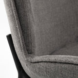 Mercana Inala Grey Seat Metal Frame Dining Chair  69305