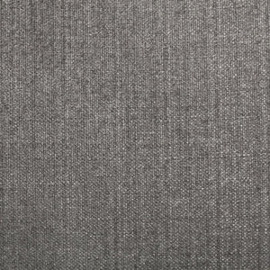 Mercana Inala Modern Dining Chair - Sleek White Upholstery and Sturdy Black Frame for Timeless Elegance Gray Fabric | Black Metal 69305