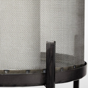 Mercana Steen Elegant Meshed Metal Candle Holder Lanterns for Ambient Home Décor and Instant Style 67962