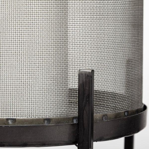 Mercana Steen Elegant Meshed Metal Candle Holder Lanterns for Ambient Home Décor and Instant Style 67962