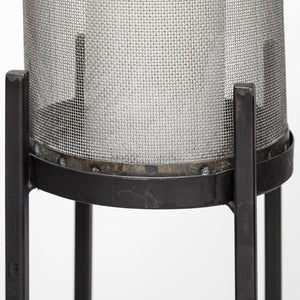Mercana Steen Elegant Meshed Metal Candle Holder Lanterns for Ambient Home Décor and Instant Style 67962