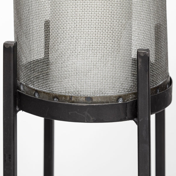 Mercana Steen Elegant Meshed Metal Candle Holder Lanterns for Ambient Home Décor and Instant Style 67962