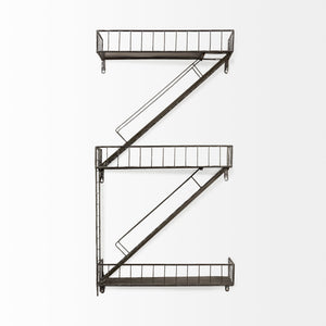Mercana Gastown 42H Wall Mounted Fire Escape Shelf 50079
