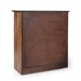 Christopher Knight Home® - Noble House - Terrell Handcrafted Boho Mango Wood Cabinet, Antique Natural