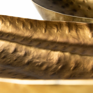 Mercana Karmen Oversized Hammered Bowls Set of 2 – Elegant Decorative Accents for Modern Home Interiors 69075