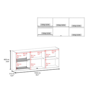 English Elm Natural Oak Wall Cabinet - Elegant Melamine Storage Solution With Glass Doors For Stylish Display B062P290290
