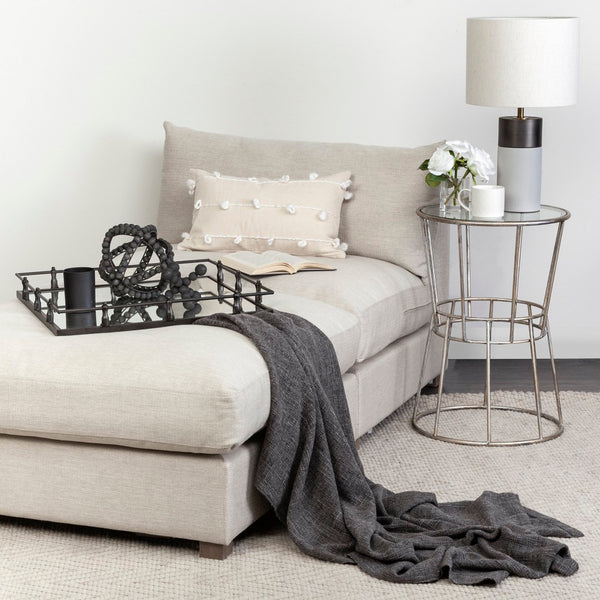Mercana Christa Square Tray - Luxe 22x22 Tabletop Decor for Glamorous Interiors, Perfect for Organizing & Displaying 57238