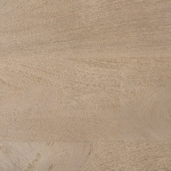 Mercana Aida Modern Solid Mango Wood Stool with Comfortable Design for Stylish Kitchen & Dining Spaces Light Gray | Counter 69192