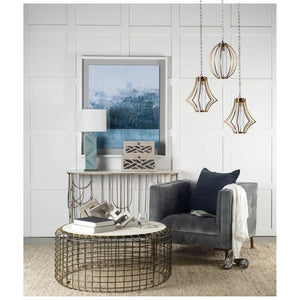 Mercana Tiffany Glamorous Wooden Storage Boxes with Mirror Inlays - Chic Chevron Design for Stylish Decor 67050