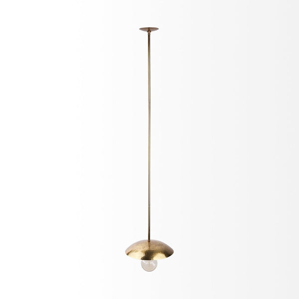 Mercana Garnet Pendant Light - Industrial Chic Hammered Shade for Cozy Ambiance in Any Modern Space 68774