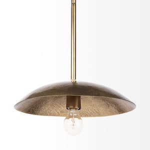 Mercana Garnet Pendant Light - Industrial Chic Hammered Shade for Cozy Ambiance in Any Modern Space 68774