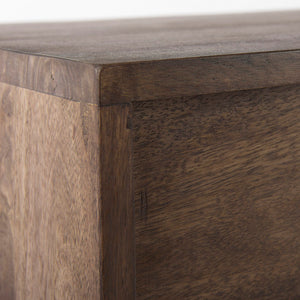 Mercana Glenn Elegant 2-Door Accent Cabinet - Mid-Century Inspired Storage with Sleek Iron Frame Design 69194