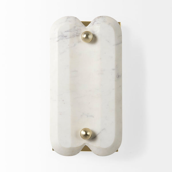 Mercana Stein Elegant Art Deco Wall Sconce - Luxe Glam Lighting for Entryways, Hallways, and Bedrooms 68772