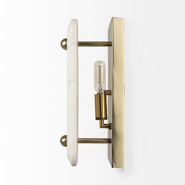 Mercana Stein Elegant Art Deco Wall Sconce - Luxe Glam Lighting for Entryways, Hallways, and Bedrooms 68772