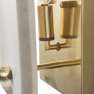 Mercana Stein Elegant Art Deco Wall Sconce - Luxe Glam Lighting for Entryways, Hallways, and Bedrooms 68772