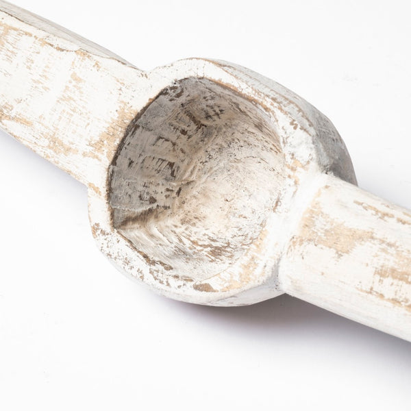 Mercana Oro Decorative Tribal-Inspired Measuring Cups – Rustic Wood Accents for Eclectic Home Décor 68898