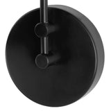 Mercana Cobalt 6L x 32W Black Metal Cone Shaped Swivel Wall Sconce 68775